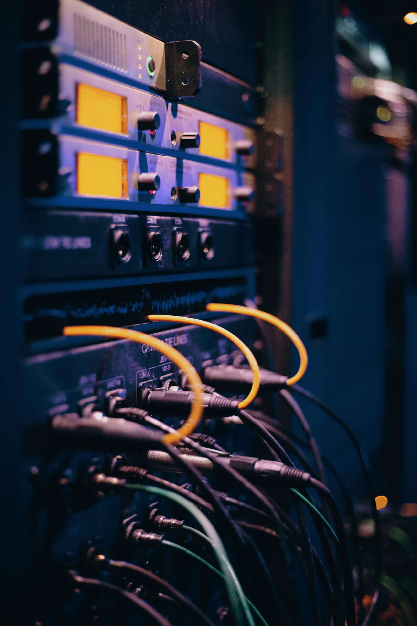 Network rack and cabling